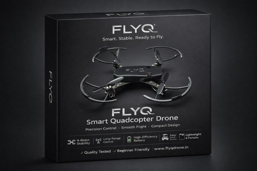 FLYQ Air retail packaging box
