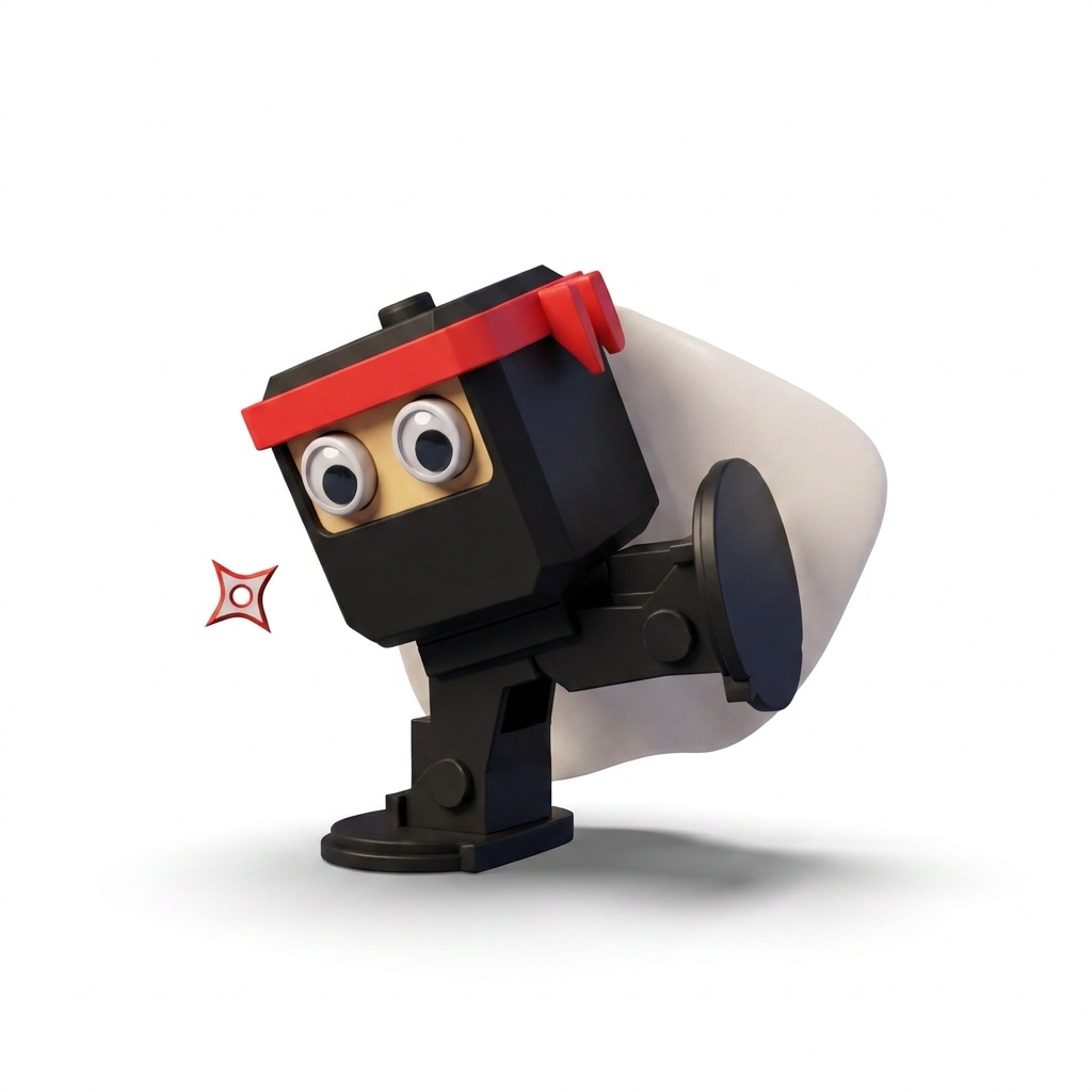 OTTO NINJA - dynamic ninja action pose